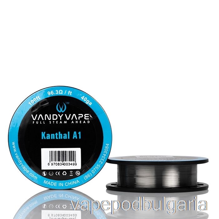 Vape 10000 Дръпки Vandy Vape Specialty Wire Spools Kanthal A1 - 40ga / 96.3ohm - 100ft